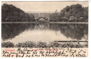 Anlagensee, Stuttgart, Germany, Used 1904