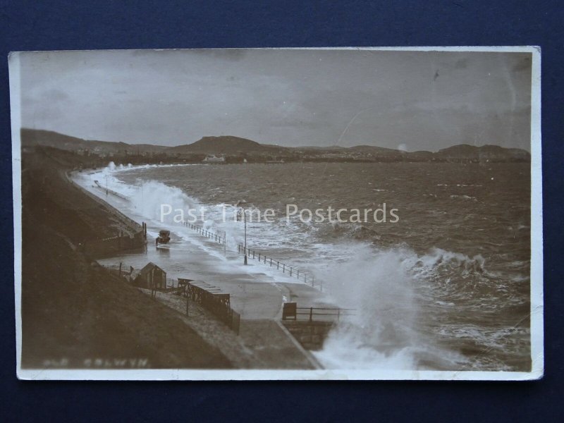 North Wales OLD COLWYN c1920's RP Postcard by Edwards Son Marche