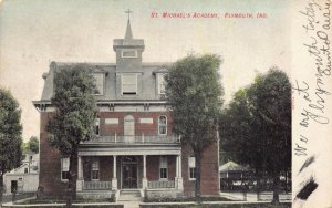 Postcard St. Michael's Academy in Plymouth, Indiana~130556