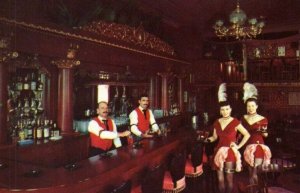 Vintage Postcard Diamond Belle Strater Hotel Durango Colorado Bar Can-Can Girls