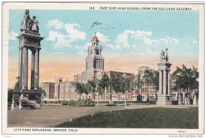 East Side High School , Denver , Colorado , PU-1929