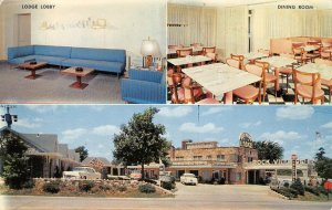 ROCK VILLAGE LODGE Springfield, Missouri ROUTE 66 Roadside '50s Vintage Postcard