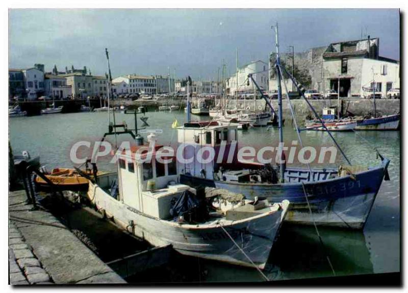 Postcard Modern Ile De Re Saint Martin De Re Le Port D'Stranding