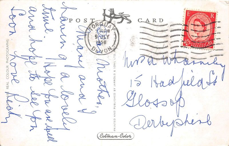 US74 UK England Torquay multi view 1958 Devon