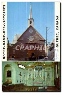 Old Postcard Notre Dame Des Victoria Quebec Canada