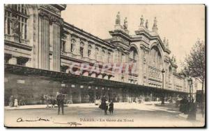 Old Postcard Paris's Gare du Nord