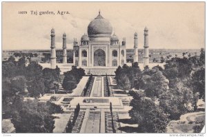 AGRA, India, 1900-1910's; Taj Garden