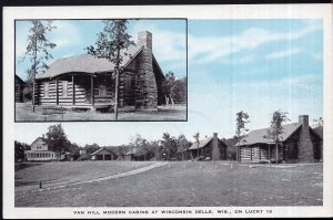 Wisconsin WISCONSIN DELLS Van Hill Modern Cabins on Lucky 13  - White Border