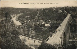 CPA DINAN Vue sur la Rance et le Grand Pont (1146957)