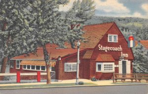 Manitou Springs Colorado Stagecoach inn Vintage Postcard AA79857