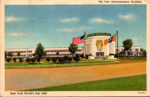 New York World's Fair 1939 The Fair Administration Building Curteich