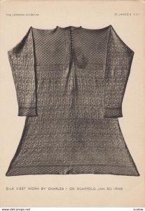 Silk vest worn by CHARLES I on Scaffold, UK, 1920-30s