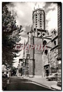 Old Postcard Aix en Provence Cathedrale