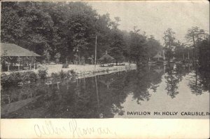 Carlisle PA Pennsylvania Pavilion Mt. Holly c1910 Postcard