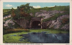 Pennsylvania Lebanon Oldest Tunnel In The United States Built 1822 23