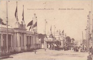 Belgium Brussels Expo 1910 Avenue des Concessions 1910