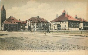 Baltimore Maryland Women's College 1st ME Church C-1910 Postcard 20-13218