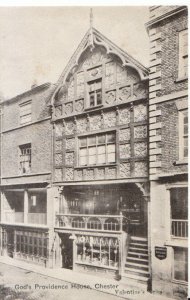 Cheshire Postcard - God's Providence House - Chester - Ref TZ4531