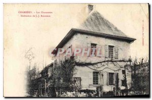 Old Postcard Chambery Charmettes Habitation Rousseau