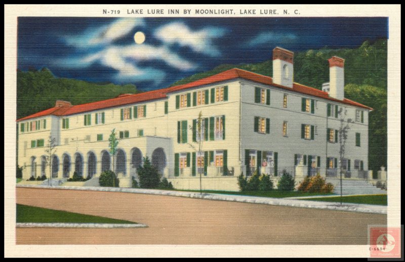 Lake Lure Inn by Moonlight, Lake Lure, N.C.