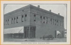Riceville, Iowa - Brown's Opera House