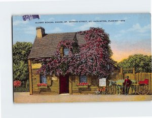 Postcard Oldest School House St. Augustine Florida USA