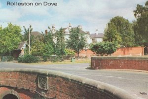 Rolleston On Dove Staffordshire Village Post Office Publisher Postcard