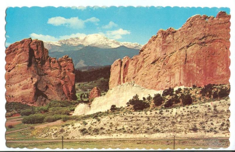 USA, Pikes Peak, Colorado, unused Postcard 