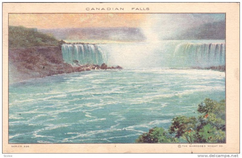 Canadian Falls from the Home of Shredded Wheats, NIsgara Falls, Ontario, Cana...