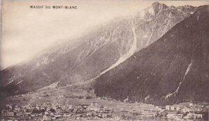 France Chamonix Mont Blanc Vue generale et le Brevent