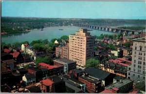 M. Harvey Taylor Bridge, Harrisburg PA c1964 Vintage Postcard A71