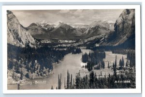 C. 1910 Bow Valley Banff Canada RPPC Postcard F144E