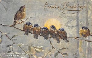 Holiday Easter Post Card Old Vintage Antique Unused