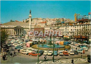 Postcard Modern Lisboa Portugal Rossio