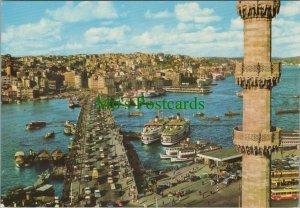 Turkey Postcard - The Galata Bridge, Istanbul   RR8861