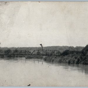 1898 Boone, IA Early Kate Shelly High Bridge Truss Railway Heroine Train A188