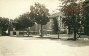 High School Sheboygan Falls Wisconsin 1933 RPPC Photo Postcard 21-1431