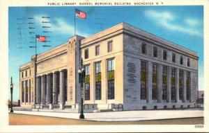 New York Rochester Public Library Rundel Memorial Building 1953