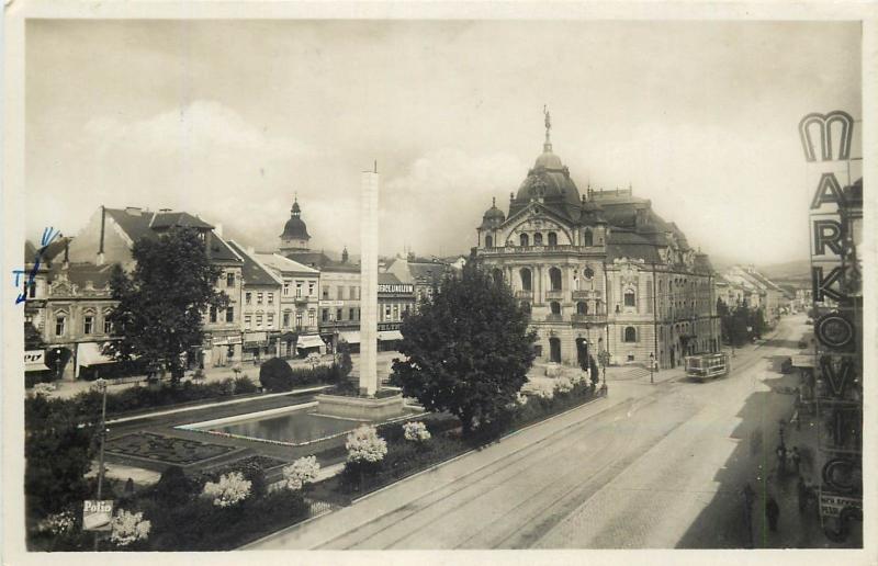 Eastern Europe Slovakia Kosice 1937 real photo postcard
