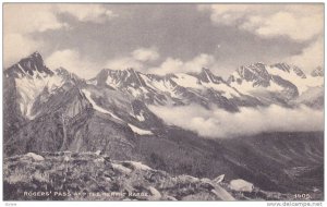 Scenic View of Rogers' Pass and the Hermit Range, British Columbia, Canada, 0...