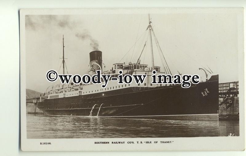 f0200 - Southern Railways Ferry - Isle of Thanet - postcard