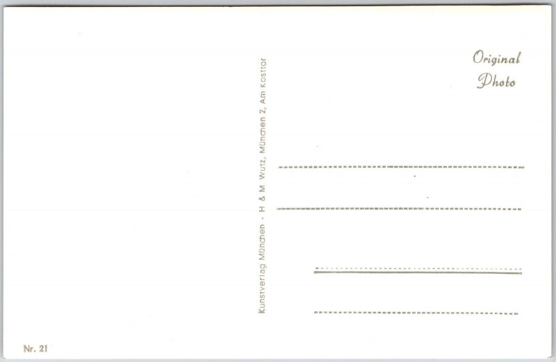 Augsburg Gasamtansicht Von St. Moritz Aus Germany RPPC Real Photo Postcard