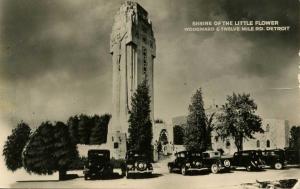 MI - Detroit. Shrine of the Little Flower, Woodward & Twelve Mile Rd   *RPPC