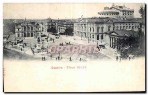 Postcard Old Geneva Place Neuve