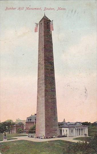 Bunker Hill Monument Boston Massachusetts 1907