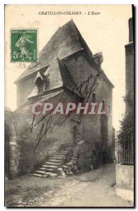 Old Postcard Chatillon Coligny Hell
