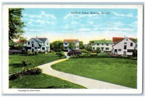 c1930's Cardinal Court Newton Iowa IA Tyler Studio Copyright Vintage Postcard