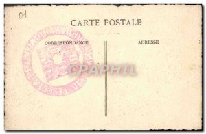 Old Postcard Perouges Street from the square and the home of General Messimy