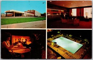 Cleveland - Wickliffe Ohio OH, Holiday Inn, Swimming Pool, Lounge, Postcard