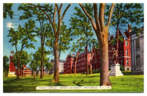 VTG Front Campus, Brown University, Providence, RI Postcard